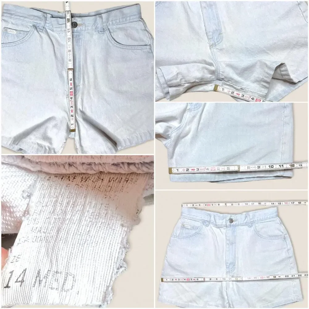 Vintage‎ 90s Lee mom jean Denim Jorts Shorts size 29”
